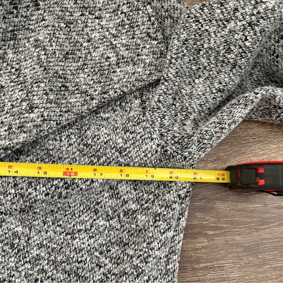 Steve Madden Tweed Coat Heather Grey Sz Large - Picture 7 of 8